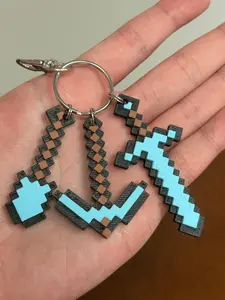 Minecraft Tools Keychain