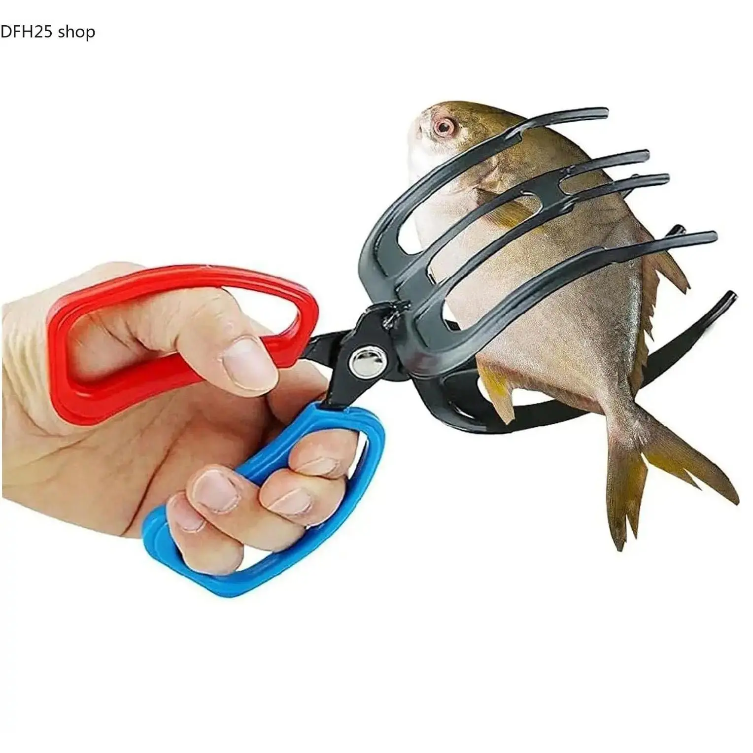 Fish Claw Gripper, 3-Claw Metal Fish Control Clamp, Practical Fishing Forceps For Outdoor Fishing Activities, Sturdy Fish Culling Tool To Secure And Hold Fish Firmly, Ideal Fishing Gear For Anglers And Daily Fishing Use