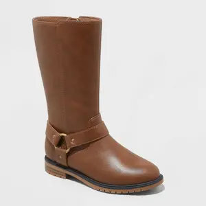 Kids' Krista Riding Boots - Cat & Jack Brown 4