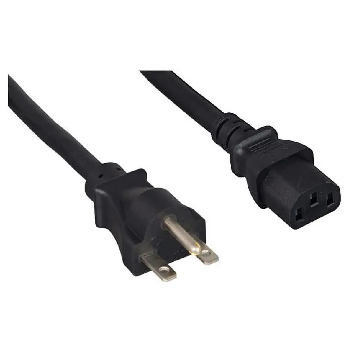 Cablewholesale  6 ft. 15 amps UL Listed SJT 14 Awg 3 Conductor Nema 6-15P TO IEC-60320-C13 AC Power Cord, Black