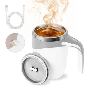 Automatic Magnetic Stirring Coffee Mug, Self Stirring Coffee Mug, Rechargeable Automatic Stirring Coffee Mug Office, Electric High Speed Mixing Cup Household for Coffee Milk Tea (Coffee)
