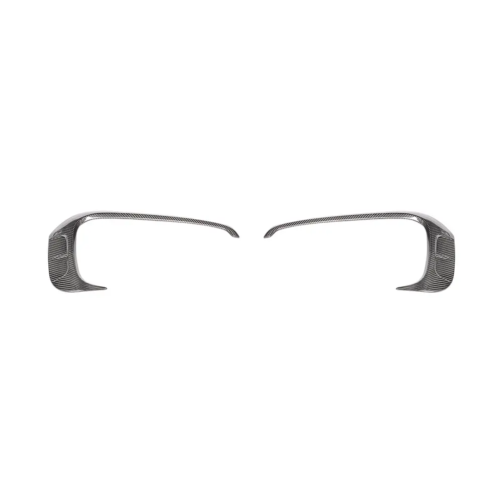 Carbon Fiber MSY Front Bumper Grille Frame Set for Porsche Cayenne (2018-2023, 9Y0.1) - Car Exterior Modification Accessory