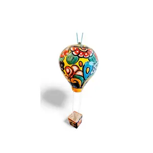 Mexican Talavera Hot Air Balloon Handmade Mexican Decor Ceramic Globo Aerostatico de Talavera Mexicana