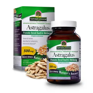 Nature's Answer Astragalus Root Capsules 90 Capsules | Immune Support | Promotes Cardiovascular Health | Mood Support | Vegan, Gluten-Free, Kosher | Single Count