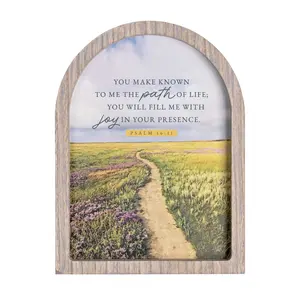 360 Stand Arch Photo Frame - 11x15 Glass Frame with Hanger, Dicksons FRMA11 Design for Wall Display, Dimensional Look Home Decor