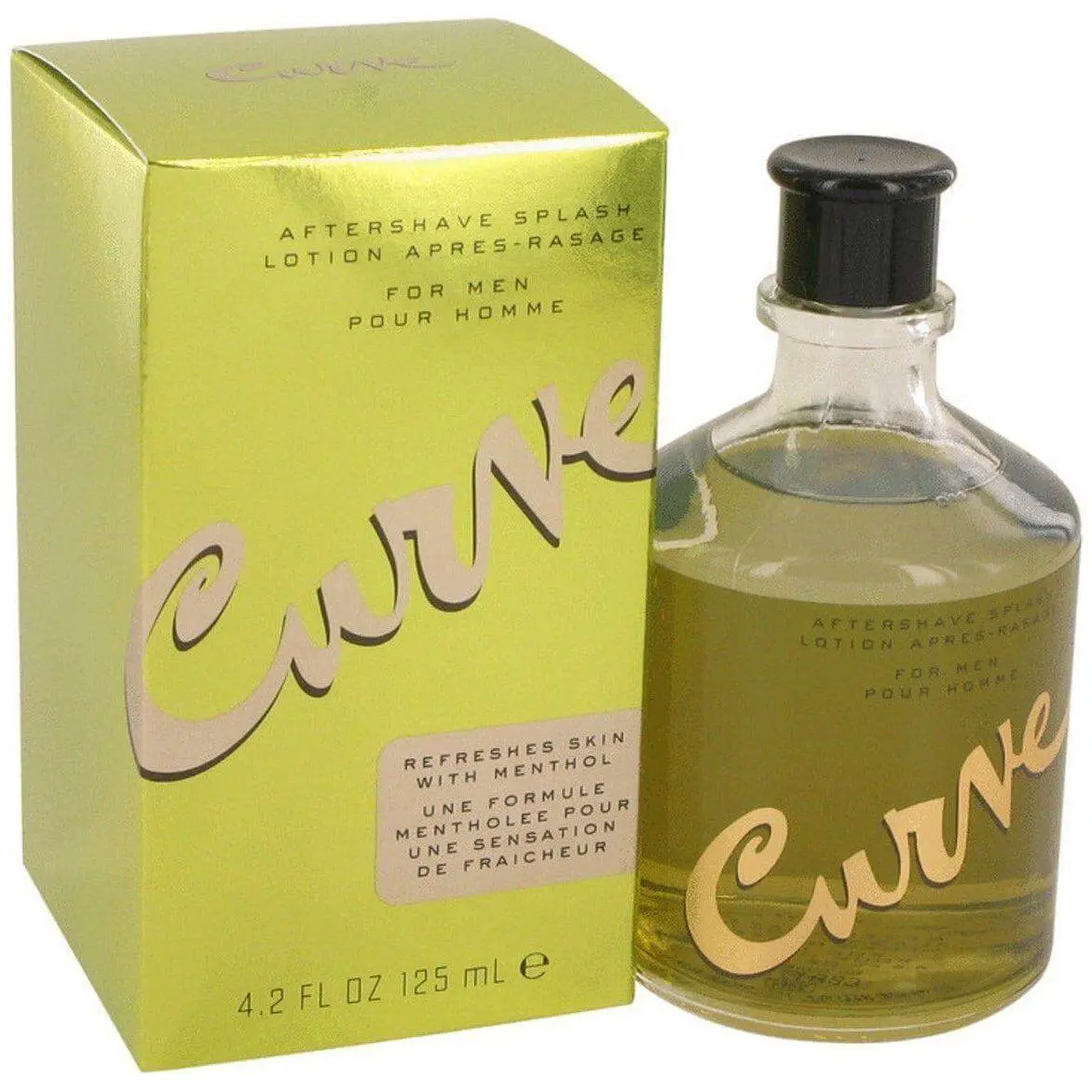 Liz Claiborne Curve for Men Aftershave Foam, Aromatic Masculine Scent with Violet, Lavender & Cactus, Shaving Product, 4.2oz