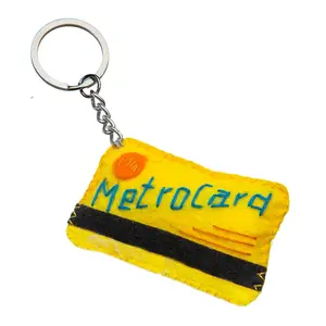 MetroCard Felt Keychain