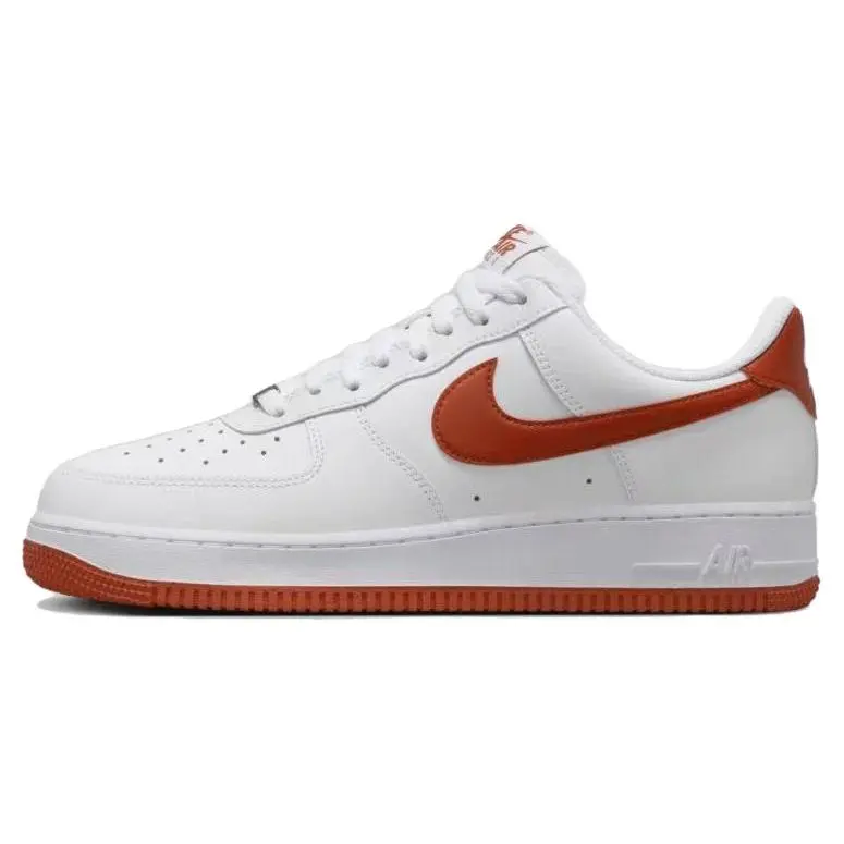 Nike Air Force 1 07 Dragon Red Breathable Low Top Skate Shoes Men's FJ4146-106