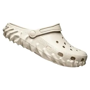 Viral TikTok Style Wave Edge Clogs - Non-Slip EVA Water Shoes, Adjustable Strap Slip On Clogs for Men Women, All-Day Comfort for Beach, Pool, Garden & Casual We