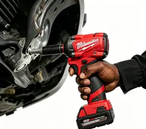 Milwaukee  M12  Right Angle Wrench Package – Single-Battery Kit with 6.0Ah + Rapid Charger | 300Nm / 4-Mode Control | Confined Space Bolting   Suspension & Brake Repair