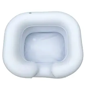Portable Inflatable Shampoo Basin, Foldable Bedside Hair Wash Basin for Home Personal Care