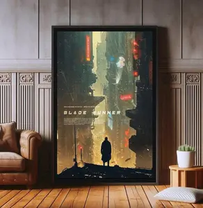 [Sale Off Up To 50%] [No Frame] Blade Runner 2049 Canvas Poster Sci-Fi Movie Poster, Wall Decor