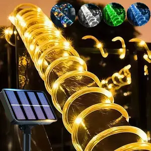 Outdoor String Lights Solar Curtain String Lights LED Lights LED 8 Modes  Wedding Garden Bedroom Outdoor Indoor Wall Decoration