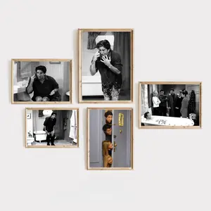 Bathroom Wall Art Friends Poster Canvas Print, Ross Geller Quote Print, Funny Toilet Decor