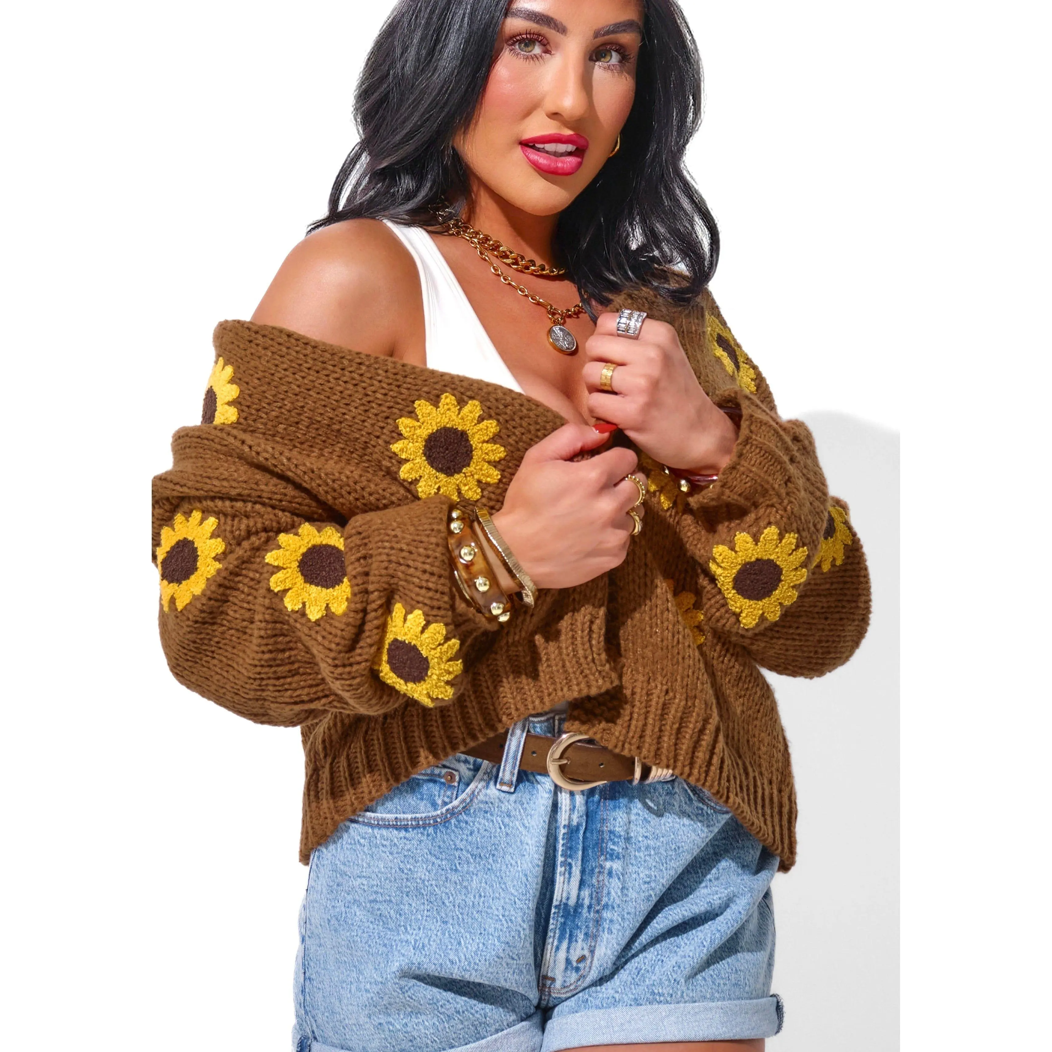 RETRO BLOOM CARDIGAN RETRO BLOOM CARDIGAN