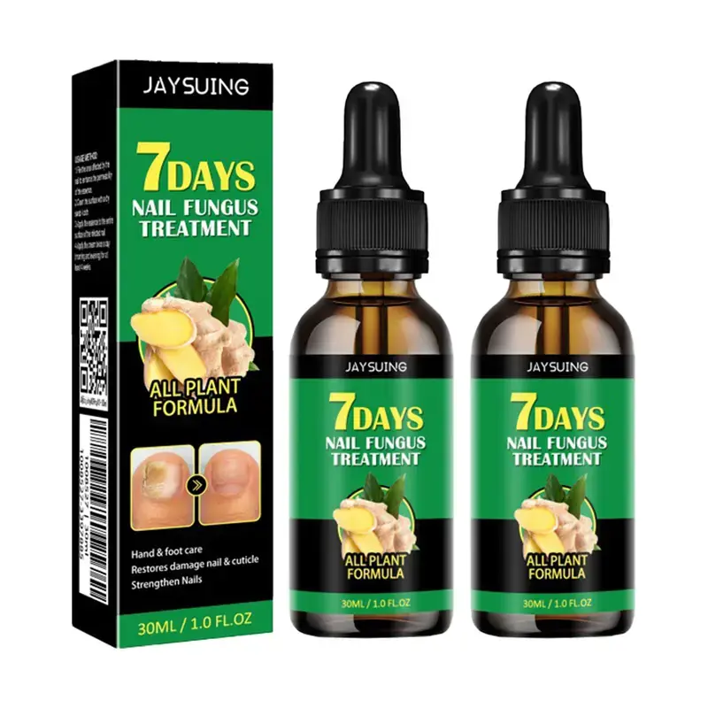 Toenail Fungus Treatment Extra Strength – Antifungal Nail Solution for Thick, Brittle & Discolored Nails – Undecylenic Acid & Ginger Extract, Fast-Acting Nail Repair, Vegan & Cruelty-Free