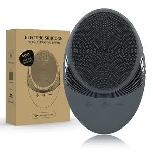 Electric Silicone Facial Cleansing Brush, Silicone Face Cleansing, USB Rechargeable Facial Massager, Facial Skin Care Tool for Men, Personal Care Appliances, Facial Cleansing Instrument