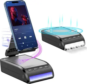 Birthday Gifts for Men- Adjustable Cell Phone Stand with   Speaker Day Gifts for Him  Induction  Speaker with Phone Stand