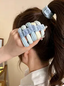 15 Pcs Cute Hair Ties for Women, High Elasticity Durable Rubber Bands, Simple New Design, Versatile Headwear Accessories