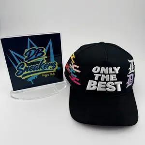 Dandy "O.T.B" Only The Best Hat with DB Sneakers Hype Hub Design in Black