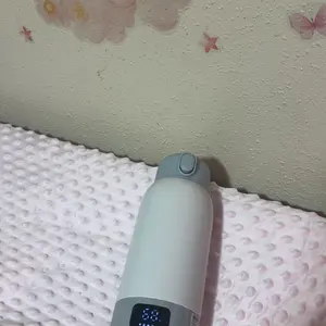 DDZJIAN Portable Baby Bottle Warmer Breast Milk Formula & Water Fast Heating 17oz Large Capacity 98ºF-131ºF Accurate Temperature Control 10400mAh for Travel Outdoor Vehicle Car Airplane Journey