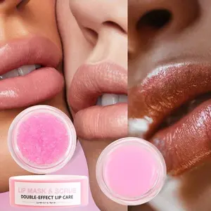 Fatazen Strawberry Flavor Lip Care Set, Contains Plant Shark Liver Oil, Vaseline, Hydrating Moisturizing, Exfoliating, Full Lip Treatment