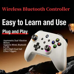 Anti drift calibration guide for wireless game controller Pro, PS5 equipped with LED lights, dual vibration, motion sensing, programmable buttons and 600mAh battery, Console Controller Accessories