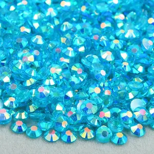 Transparent Blue Zircon AB Resin Rhinestones Transparent Blue Zircon AB Resin Rhinestones