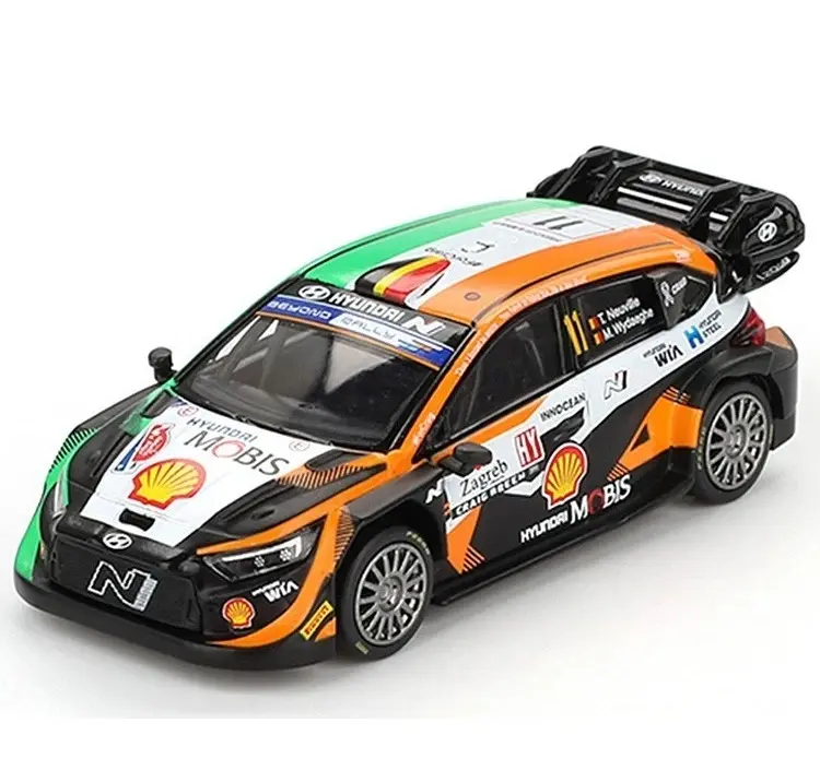 MINI GT HYUNDAI I20 N RALLY1 #11 2023 RALLY CROATIA POWER WINNER 1/64 DIECAST MODEL CAR MGT972-P12