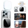 Weilisi Magnetic Cellphone Ring Light, iPhone MagSafe Compatible (Including iPhone 18 Pro Max), 5 Adjustable Modes, CRI97+ Rechargeable LED with Mirror, Metal Ring, Influencers' Vlogging Equipment with Batteries for Selfies, Makeup