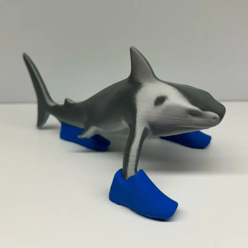Shark Blue Shoes Action Figure, Toys, Gifts, Gaming Accessories