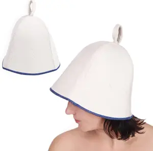 Sauna Hat Comfort - Sauna Hat for Women -  Sauna Hat - Sauna Hat for Men - Bathhouse hat - Felt Sauna Cap