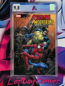 SPIDER-MAN & WOLVERINE #1 CLAYTON CRAIN CGC 9.8