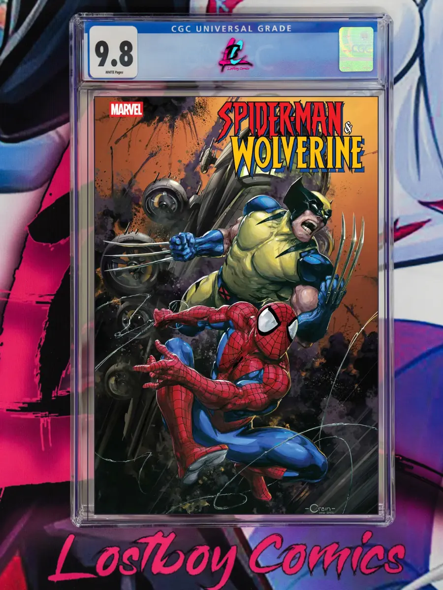 SPIDER-MAN & WOLVERINE #1 CLAYTON CRAIN CGC 9.8