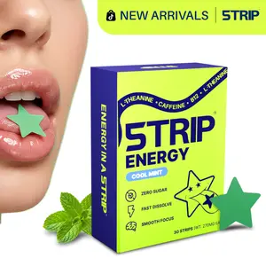 5TRIP Energy Strips – 90ct Bundle (3 Boxes, 90 pcs) Bean Coffee