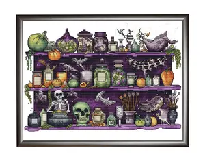 Halloween Potions - PDF Cross Stitch Pattern