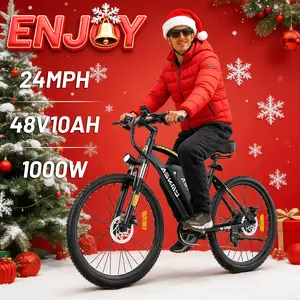 Askmy E26 powerful 750W Motor for Adults – 24MPH Lightweight Commuter Ride | Removable Battery | 40+ Mile Range | Front & Rear Brakes | 7-Speed | 26" Tires | Front Suspension | Built for Commuting & Adventure