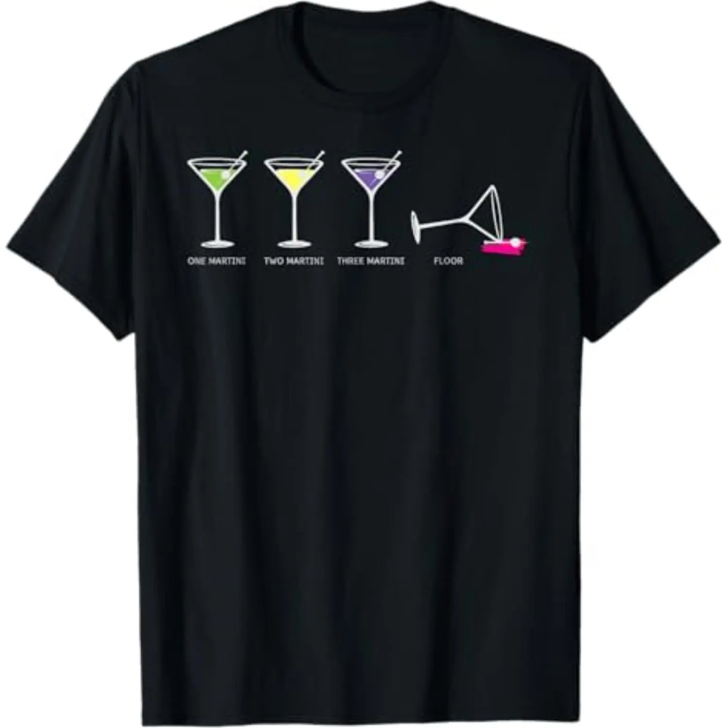 Martini Lovers Cotton T-Shirt Perfect for Cocktail Enthusiasts Small Size