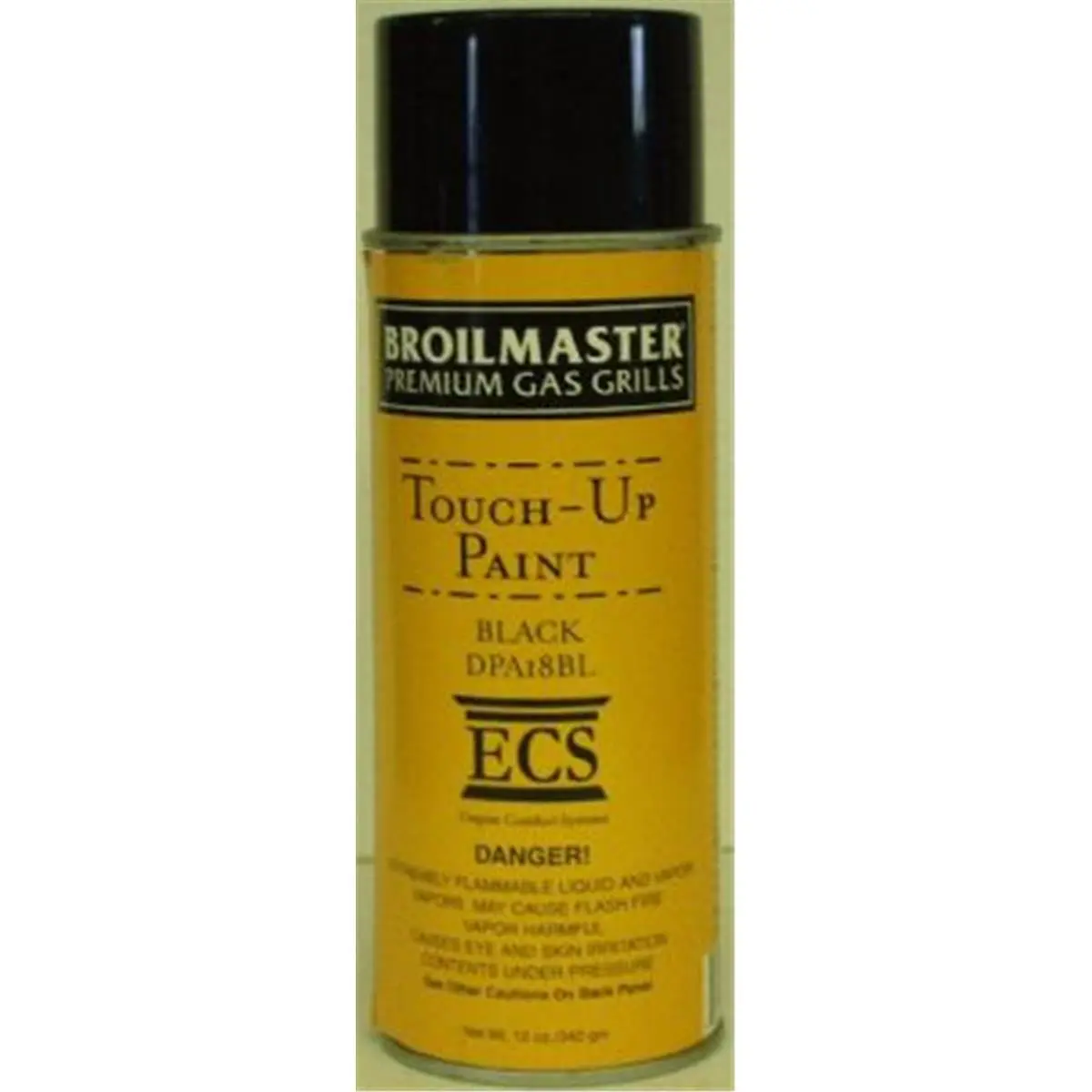 212 MAIN Broilmaster DPA18BL 12oz High-Temperature Black Touch-Up Gas Grill Paint for Gas Grills