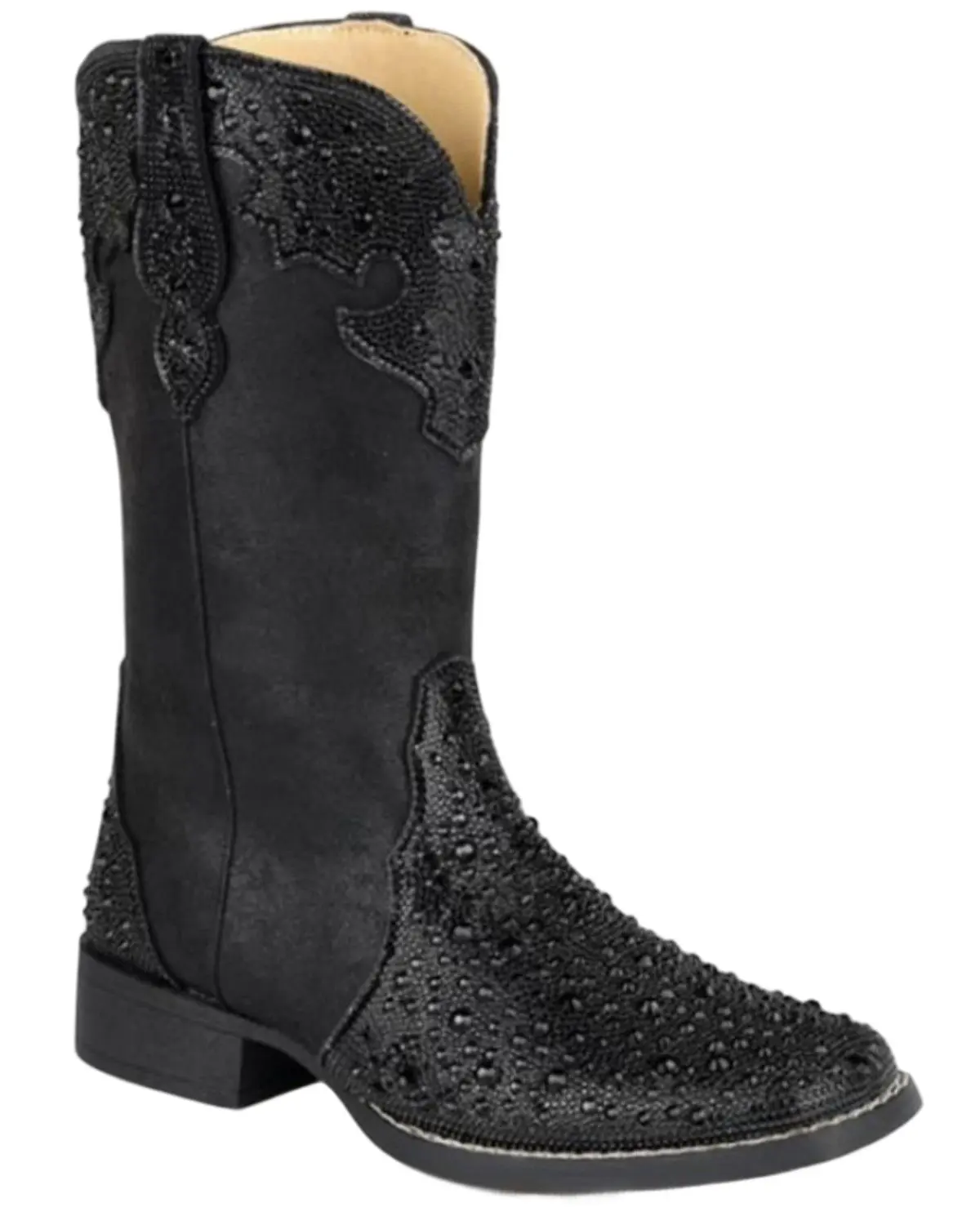 Women's Women'S Starlit Western Boot Broad Square Toe - 09-021-1903-3745 Bl