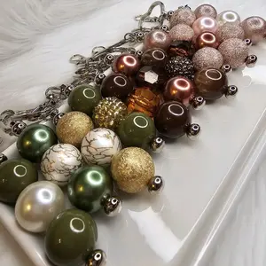 Beaded Keychain - Assorted Colors with Unique Designs-sold individually