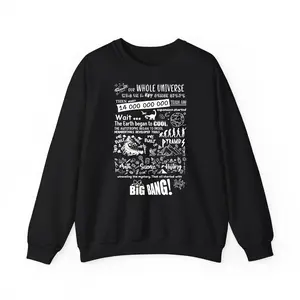 The Big Bang Theory Theme Song Shirt, Best Sitcom Tshirt, Nerdy Universe Tee, Best Gift For Movie Fan