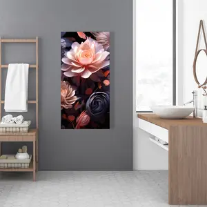Conscious Sales C1RC24487O571G 24 x 48 in. Sublime Light - Black Canvas Art for Elegant Home Decor