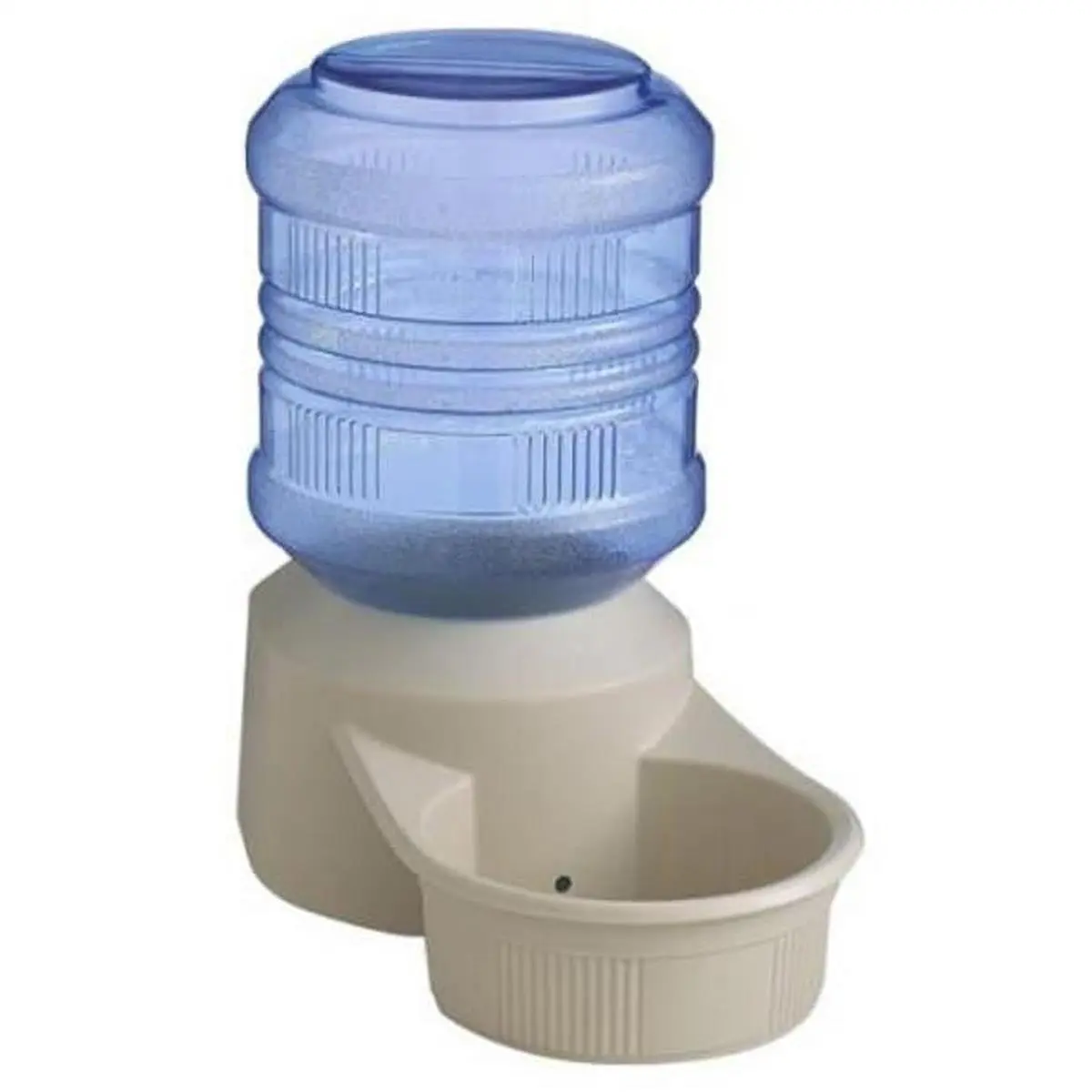 Miller Automatic Water Feeder - 3 Qt. Deluxe Translucent Bird Water Tower, Continuous Flow Easy-Refill Tool with 1-Piece Base for Indoor and Outdoor Pet Bird Feeding Supplies, Indoor And Outdoor Use