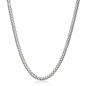 The Ultimate Everyday Classic Silver Cuban Curb Chain Necklace - 20" & 22" Tarnish Free Everyday Jewelry