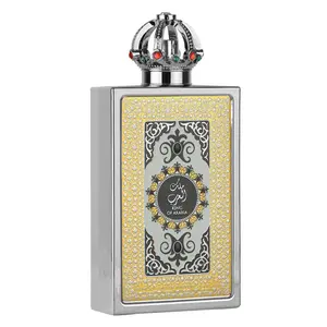 Lattafa Pride King of Arabia 100 ml EDP – Unisex Fragrance with Bergamot, Mint, Black Tea, Ginger, Leather & Vanilla – Warm Spicy Aromatic Scent