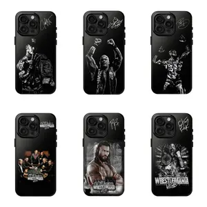 WWE Legends Signature and WrestleMania Las Vegas 42 Phone Case, Legendary Fighters Collection, Iconic Fighters phone Cases For iPhone 12,13,14,15,16,17Promax Pro Plus,durable phone case,It's a great gift for a good friend,for holidays