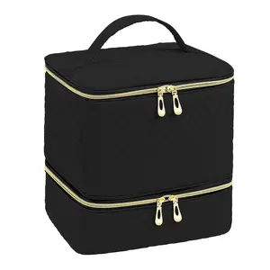 Manicure Tool Storage Box, perfect organizer for all your nail supplies. Keeps nail tools and nail polish neatly arranged and well stored. Compact and practical design, a must-have daily essential for nail art lovers.