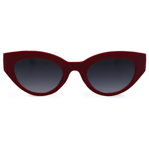 Sustainable Elizabeth - Ruby - Tangle Free Oval Cat Eye Sunglasses - Certified Shatter-Resistant Lenses - UV400 - For Women & Men