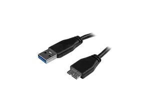 StarTech.com 3m (10ft) Slim SuperSpeed USB 3.0 A to Micro B Cable - M/M StarTech.com 3m (10ft) Slim SuperSpeed USB 3.0 A to Micro B Cable - M/M